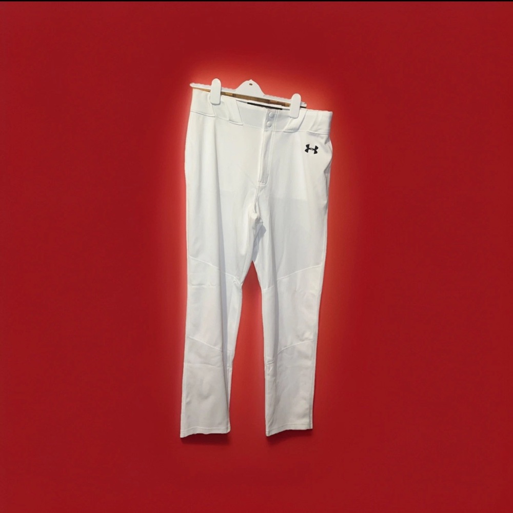 Underarmour White L Baseball Pants